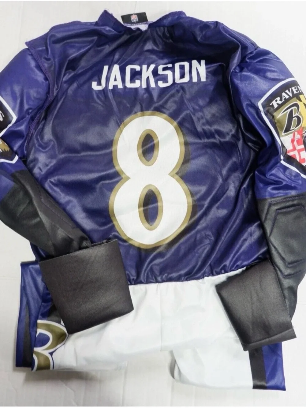 Baltimore Ravens Lamar Jackson #8 Toddler Costume 3T-4T NFL Football NWT